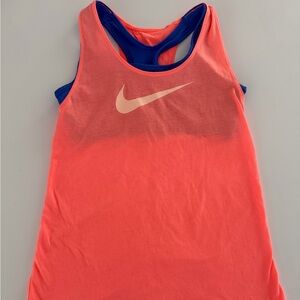 Nike Dri-FIT Women's Racerback Tank Top Pink Blue M Lightweight Breathable